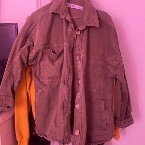 Zara green jacket